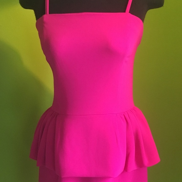 Dresses & Skirts - Hot Pink Express Peplum Dress